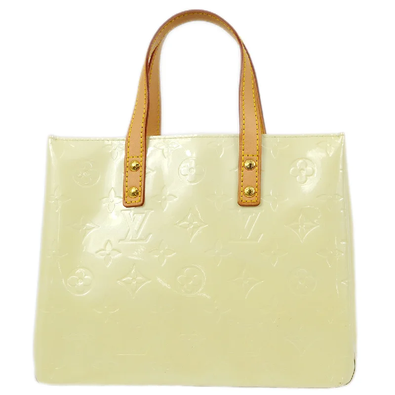 Louis Vuitton backpacks with a sleek, minimalist design for styleLouis Vuitton 2006 White Vernis Reade PM Tote Handbag M91336