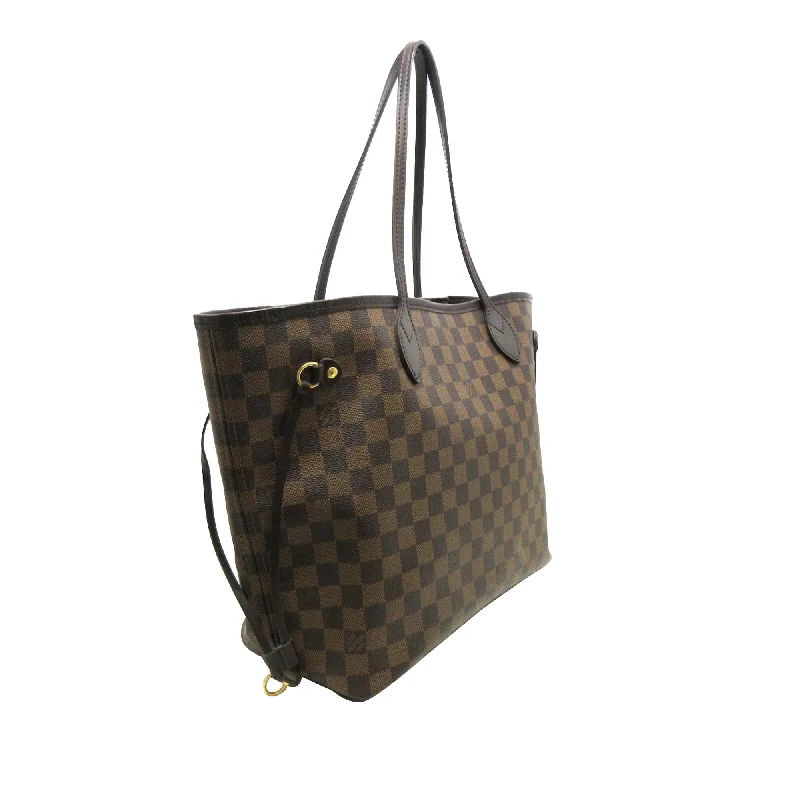 Louis Vuitton handbags with a beaded trim for a touch of glamourLouis Vuitton Damier Ebene Neverfull MM (whpvCS)