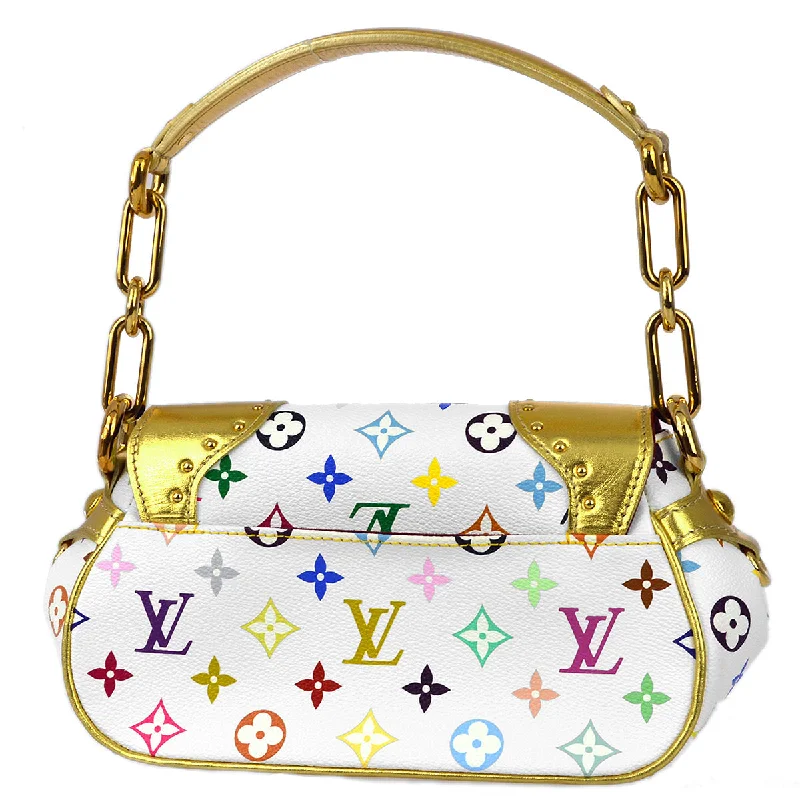 Ladies Louis Vuitton Petite Malle bags in a pastel color for a soft lookLouis Vuitton 2008 Monogram Mluticolor Marilyn Or M40206