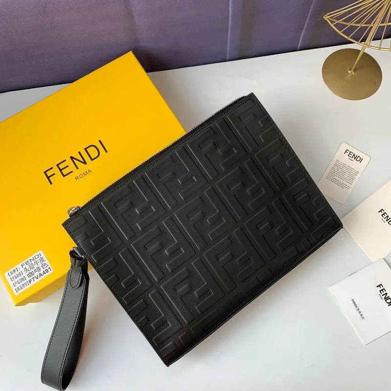 Fendi Baguette bags with a monogram - embossed leather surface for a luxurious feelWF - Fendi Bags - 836