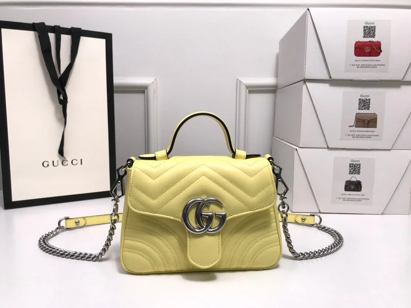 Women Gucci Sylvie bags with a crystal - embellished web stripeBC - Gucci Bags - 4311