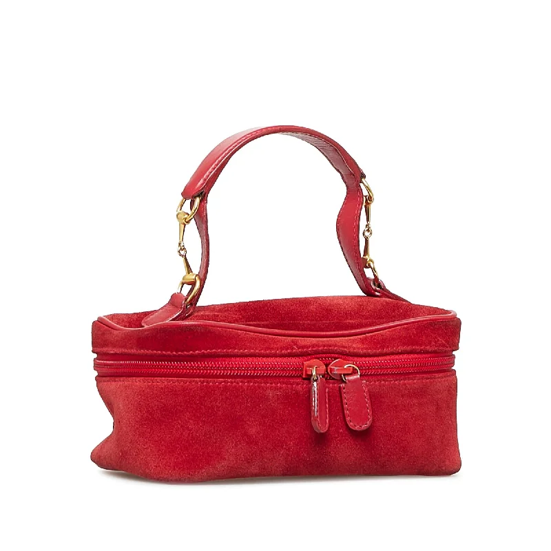 Women Gucci bags with interlocking G hardware for a classic lookGucci Horsebit Vanity Bag (r272H6)