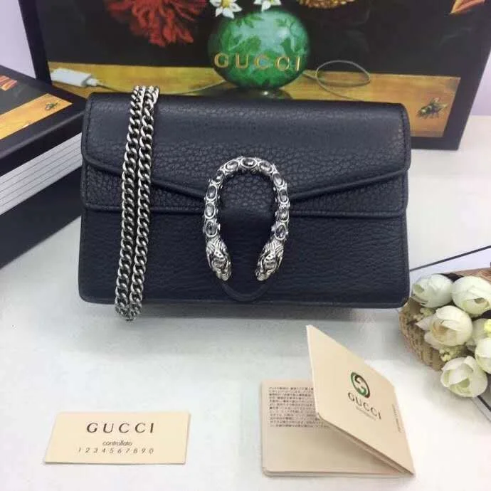 Ladies Gucci shoulder bags with a magnetic - closure flapWF - Gucci Bags - 587