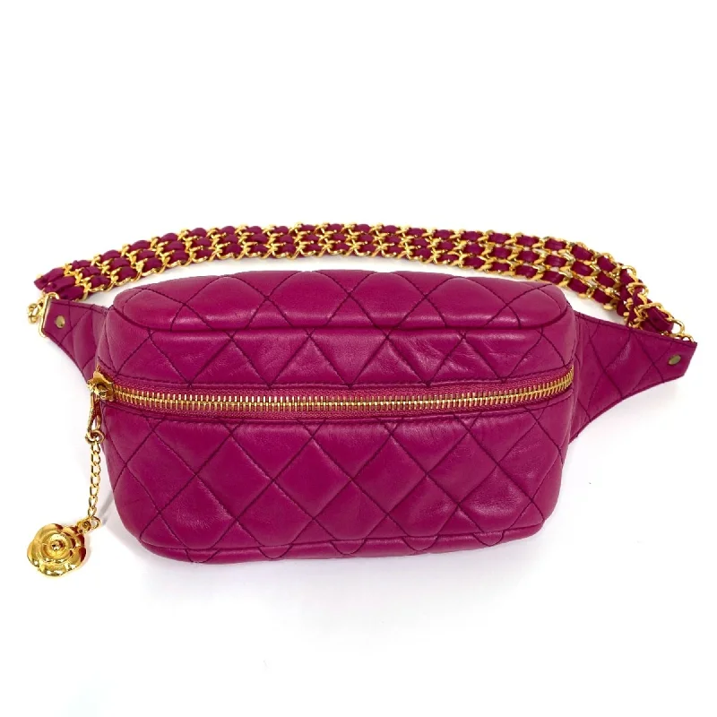 Chanel Colorful Handbag for Spring OutfitsChanel Colorful Handbag for Spring OutfitsChanel Camelia Bag Triple Chain Waist Pouch Pink Purple Based GoldHardware