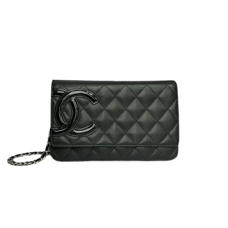 Chanel Vintage Inspired Handbag for Retro LoversChanel Vintage Inspired Handbag for Retro LoversWallet on Chain Quilted Lambskin Black SHW