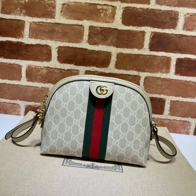 Women Gucci Sylvie bags with a leather - wrapped handlegucci luxury - Nushad Bags - 867