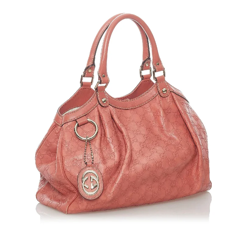 Ladies Gucci handbags with a detachable coin purse insideGucci Guccissima Sukey Tote Bag (30843)