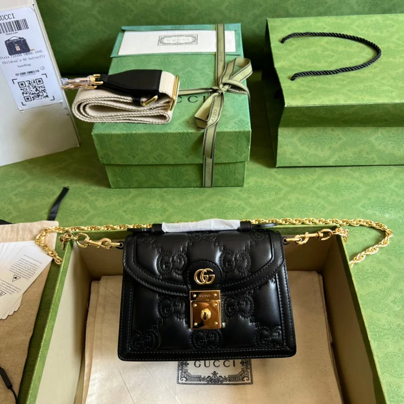 Women Gucci Sylvie bags with a monogram - embossed leatherWF - Gucci Bags - 611