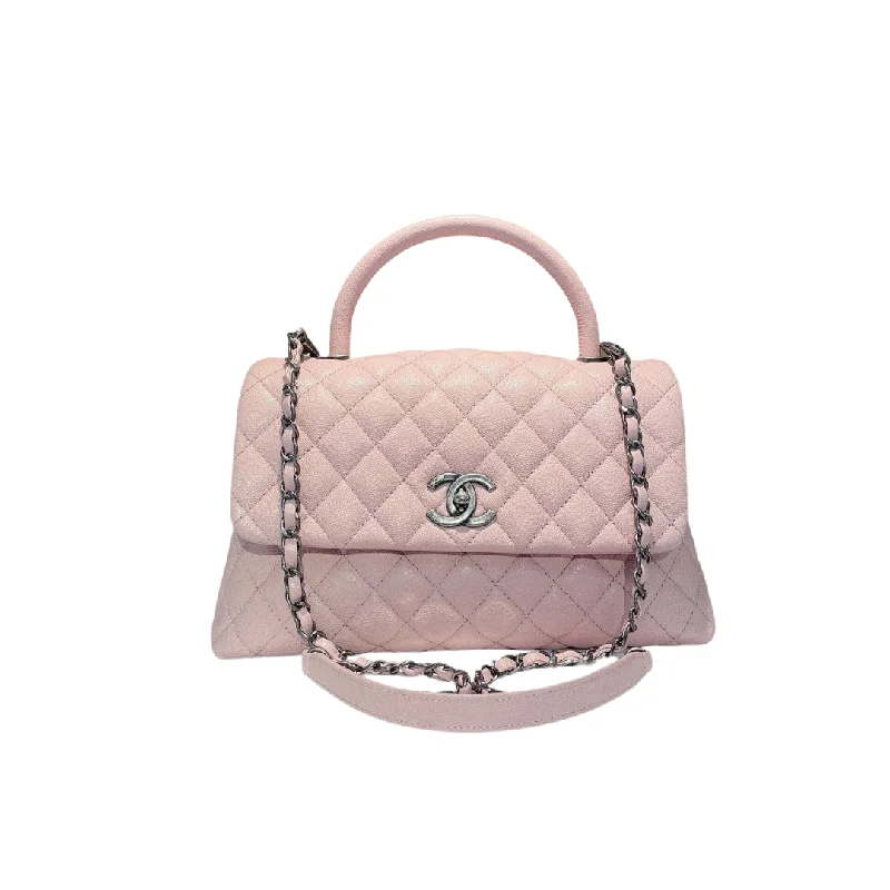 Chanel bags with exclusive seasonal designs and materialsChanel bags with exclusive seasonal designs and materialsMedium Coco Handle Flap Pink RHW