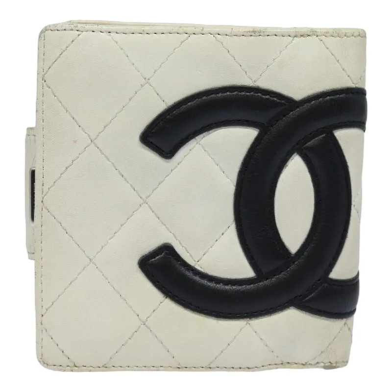 Chanel bags with exclusive seasonal designs and materialsChanel bags with exclusive seasonal designs and materialsCHANEL Cambon Line Bifold Wallet Leather White CC Auth fm3608