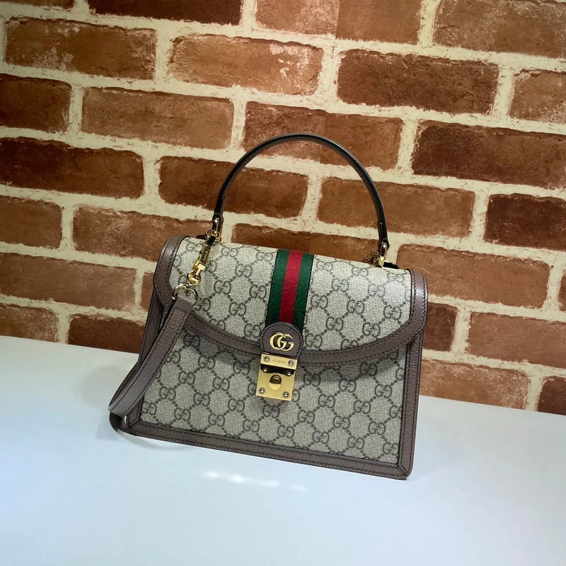 Women Gucci Sylvie bags with a crystal - embellished web stripegucci luxury - Nushad Bags - 854