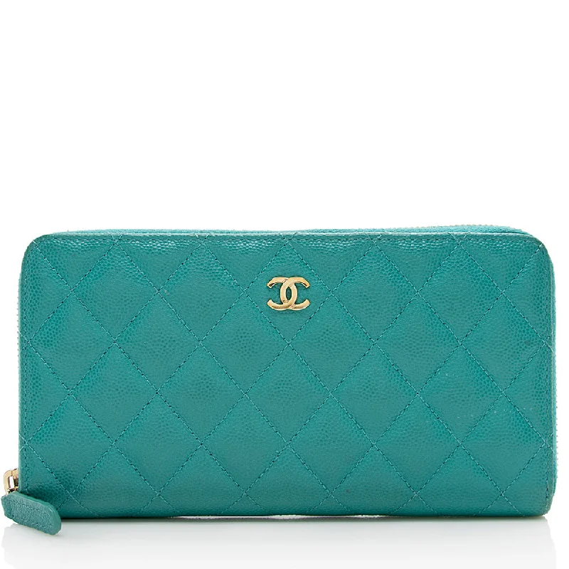 Chanel Classic Flap Bag for Evening PartyChanel Classic Flap Bag for Evening PartyChanel Caviar Leather CC Zip Around Wallet (SHF-16722)