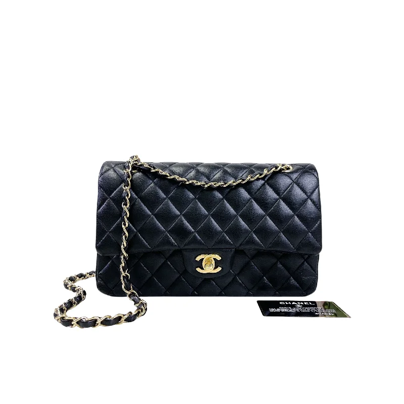 Chanel bags with exclusive seasonal releasesChanel bags with exclusive seasonal releasesClassic Flap Black Medium Lambskin GHW