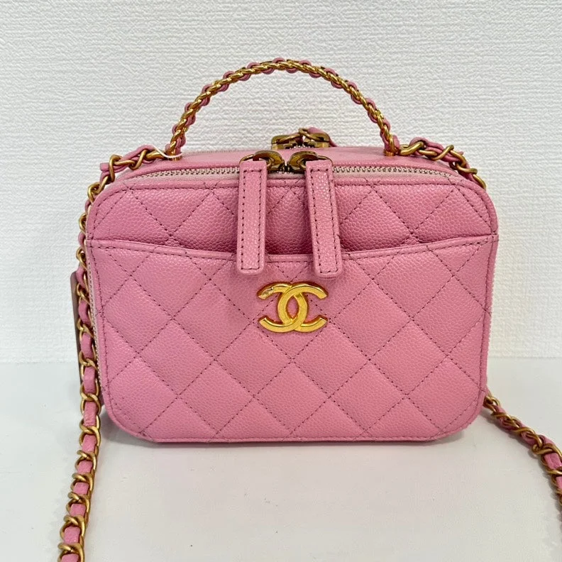 Chanel bags for those who value investment piecesChanel bags for those who value investment piecesChanel Caviar Leather 2way Vanity Case 6008