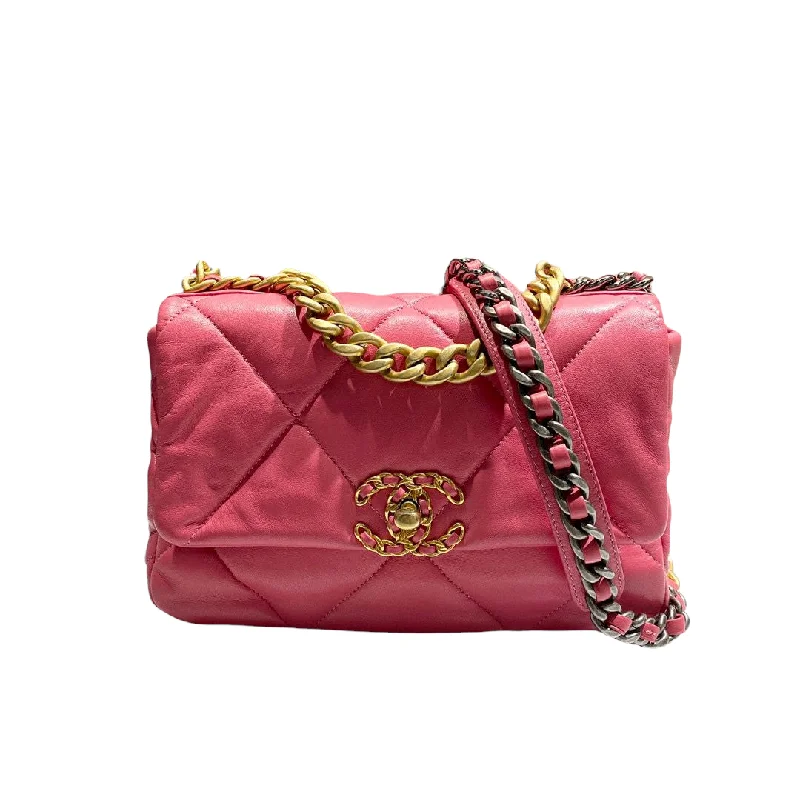 Chanel bags for women who appreciate fine craftsmanshipChanel bags for women who appreciate fine craftsmanshipChanel 19 Lambskin Pink Mixed Hardware