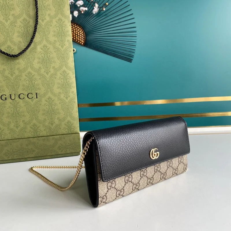 Women Gucci Sylvie bags with a leather - wrapped handleBC - Gucci Bags - 4271