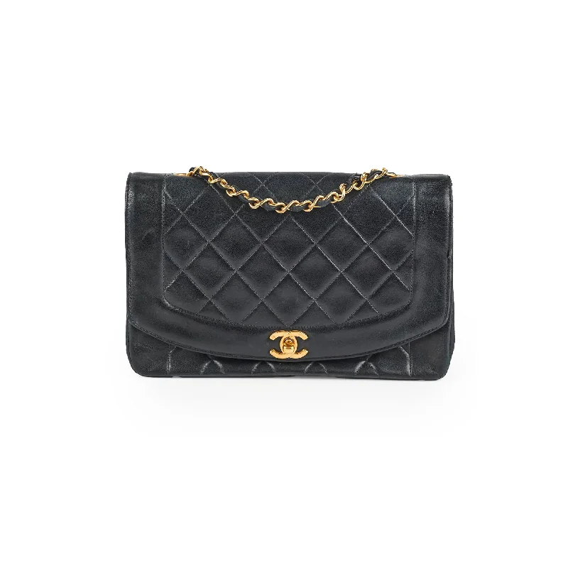 Chanel bags as wedding day accessoriesChanel bags as wedding day accessoriesChanel Diana Lambskin Black Medium