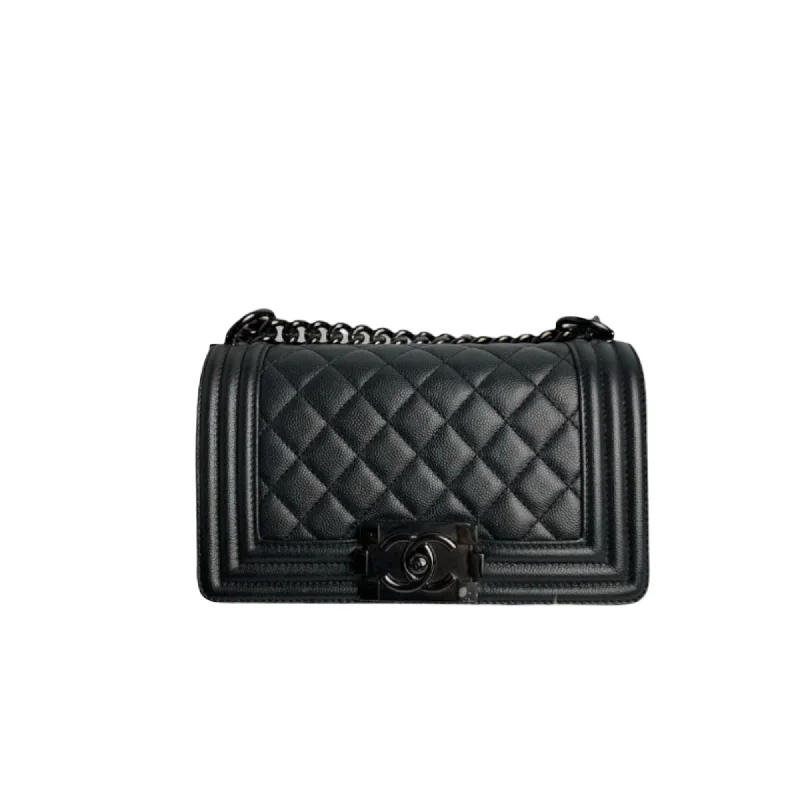 Chanel All - Match Handbag for Versatile StylingChanel All - Match Handbag for Versatile StylingBoy Small Caviar So Black BHW