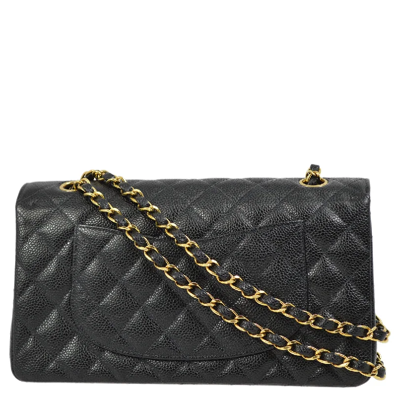 Chanel bags for women who appreciate fine craftsmanshipChanel bags for women who appreciate fine craftsmanshipChanel Black Caviar Medium Classic Double Flap Shoulder Bag